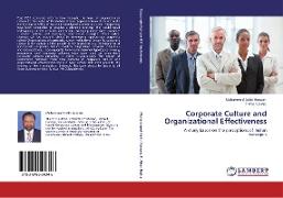 Corporate Culture and Organizational Effectiveness