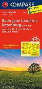 KOMPASS Fahrradkarte Radregion Landkreis Rotenburg (Wümme) zwischen Heide und Nordsee, Elbe und Weser