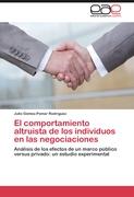 El comportamiento altruista de los individuos en las negociaciones