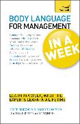 Body Language for Management in a Week: Teach Yourself