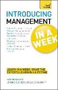 Introducing Management in a Week: Teach Yourself