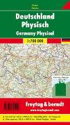 Deutschland physisch, 1:700.000, Markiertafel