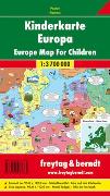 Kinderkarte Europa