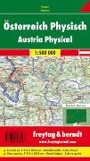 Österreich, Wandkarte 1:500.000, Markiertafel, freytag & berndt