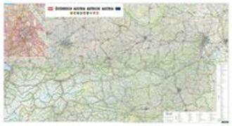 Österreich, Straßenkarte 1:300.000, Großformat, Magnetmarkiertafel