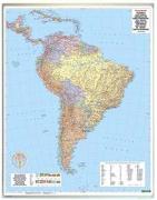 Südamerika physisch-politisch, Magnetmarkiertafel 1:8 Mill