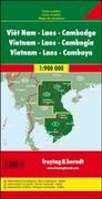 Vietnam - Laos - Kambodscha, Autokarte 1:900.000