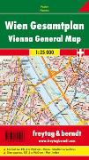 Wien Gesamtplan, 1:25.000, Poster