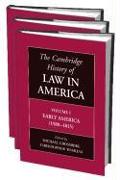 The Cambridge History of Law in America