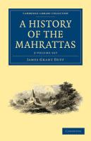 A History of the Mahrattas 3 Volume Paperback Set