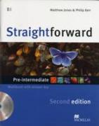 Straightforward 2nd Edition Pre-Intermediate Level Workbook with key & CD Pack