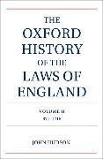 The Oxford History of the Laws of England Volume II