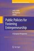 Public Policies for Fostering Entrepreneurship