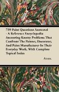 739 Paint Questions Answered - A Reference Encyclopedia Answering Knotty Problems That Confront The Painter, Decorator, And Paint Manufacturer In Thei