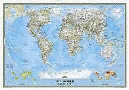 National Geographic World Wall Map - Classic - Laminated (43.5 X 30.5 In)