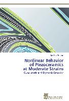 Nonlinear Behavior of Piezoceramics at Moderate Strains