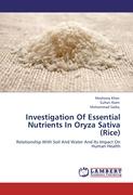 Investigation Of Essential Nutrients In Oryza Sativa (Rice)