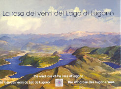 La rosa dei venti del Lago di Lugano