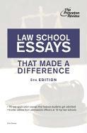 Law School Essays That Made a Difference