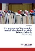 Performance of Community Model Schools & Govt. Girls Primary Schools