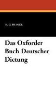 Das Oxforder Buch Deutscher Dictung