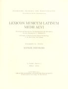 Lexicon Musicum Latinum Medii Aevi 11. Faszikel: lichanos - minuo