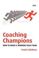 Coaching Champions: How to Build a Winning Sales Team (2e)