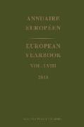 European Yearbook / Annuaire Européen, Volume 58 (2010)