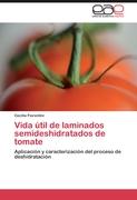 Vida útil de laminados semideshidratados de tomate