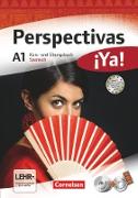Perspectivas ¡Ya!, Spanisch für Erwachsene, Aktuelle Ausgabe, A1, Kurs- und Übungsbuch mit Vokabeltaschenbuch und Lösungsheft, Mit drei CDs sowie einer DVD