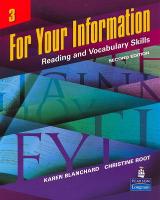 For Your Information 3: Reading and Vocabulary Skills (Student Book and Classroom Audio CDs)