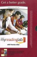 Myreadinglab with Pearson Etext -- Standalone Access Card -- For Reading Across the Disciplines