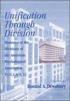 Histories of the Divisions of the American Psychological Association: Volume II