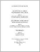 Quaestiones in Libros Perihermenias Aristotelis: Quaestiones Super Librum Elenchorum Aristotelis, Theoremata