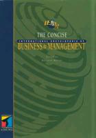 Concise International Encyclopedia of Business and Management