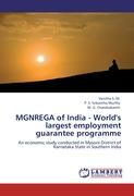 MGNREGA of India - World's largest employment guarantee programme