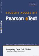 Emergency Care, Pearson Etext Student Access Code Card