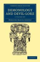 Demonology and Devil-Lore 2 Volume Set