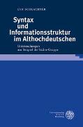 Syntax und Informationsstruktur im Althochdeutschen