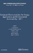 Compound Semiconductors for Energy Applications and Environmental Sustainability-2011