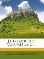 23. Jahresbericht des Vereoms für Erdkunde zu Metz für das Vereinsjahr 1900-1901