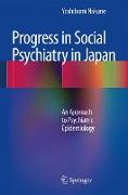 Progress in Social Psychiatry in Japan