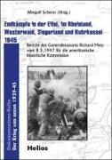 Endkämpfe in der Eifel, im Rheinland, Westerwald, Siegerland und Ruhrkessel 1945