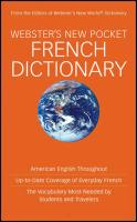 Webster's New Pocket French Dictionary