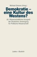 Demokratie — eine Kultur des Westens?