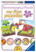 Ravensburger Kinderpuzzle - 07333 Auf dem Bauernhof - my first puzzle mit 9x2 Teilen - Puzzle für Kinder ab 2 Jahren