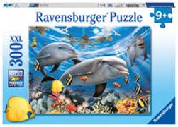 Ravensburger Kinderpuzzle - 13052 Karibisches Lächeln - Delfin-Puzzle für Kinder ab 9 Jahren, mit 300 Teilen im XXL-Format