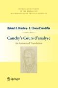 Cauchy’s Cours d’analyse