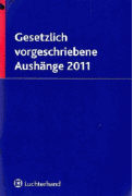 Gesetzlich vorgeschriebene Aushänge 2012