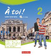 À toi !, Vier- und fünfbändige Ausgabe, Band 2, Lehrermaterialien mit CD-Extra im Ordner, CD-ROM und CD auf einem Datenträger